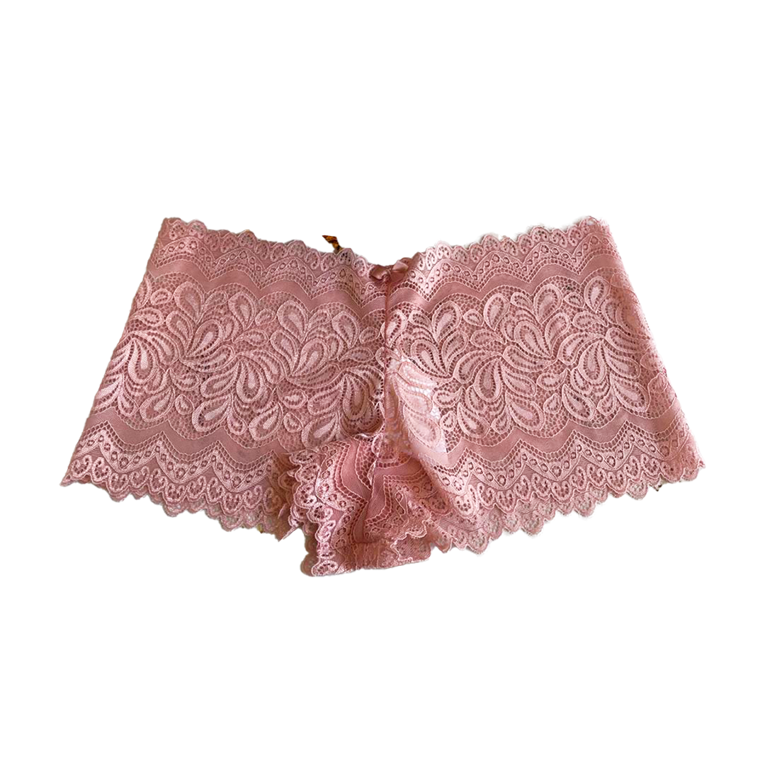LACE CALEĆON PANTY WITH HIGHER WAIST AND COTTON LINING