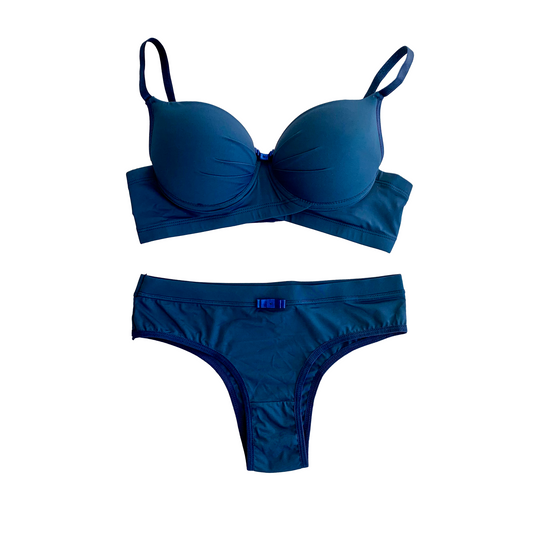 BASIC BRA WITH DOUBLE BASE, A PRACTICAL AND RELIABLE CHOICE FOR DAILY WEAR, WIDE PANTY