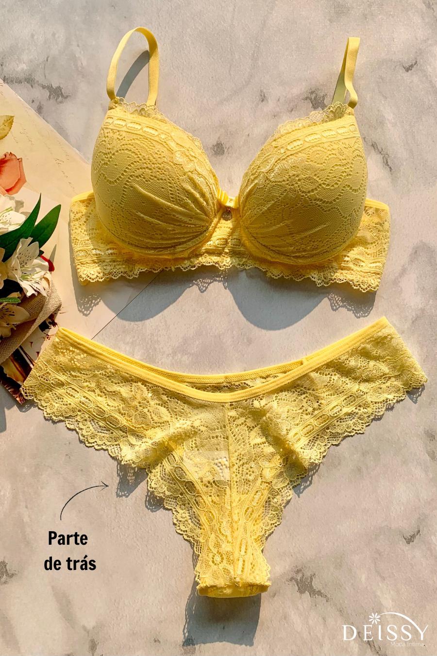 FULL LACE PADDED LINGERIE SET, A DELICATE AND CHARMING PIECE