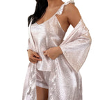 Polka Dot 3-Piece Sleepwear Set