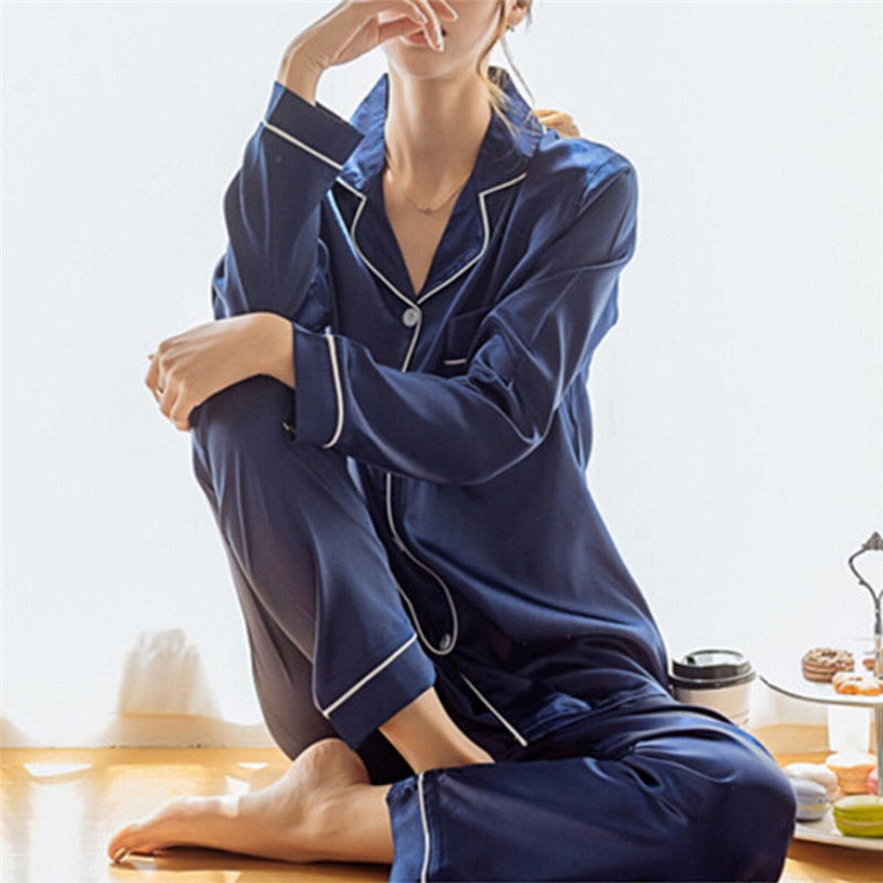 Women’s Satin Pajama Set