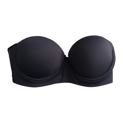 BASIC STRAPLESS BRA WITH REMOVABLE STRAPS, DOUBLE-STRING THONG