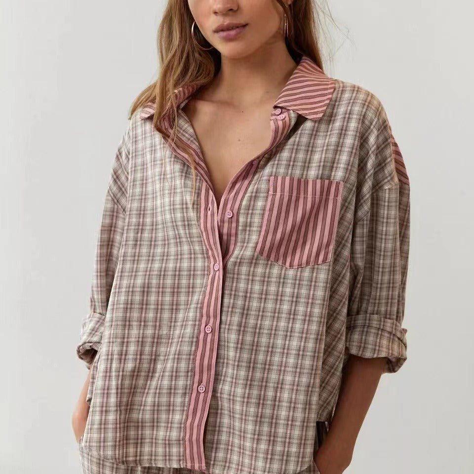 Women’s Plaid Pajama Set