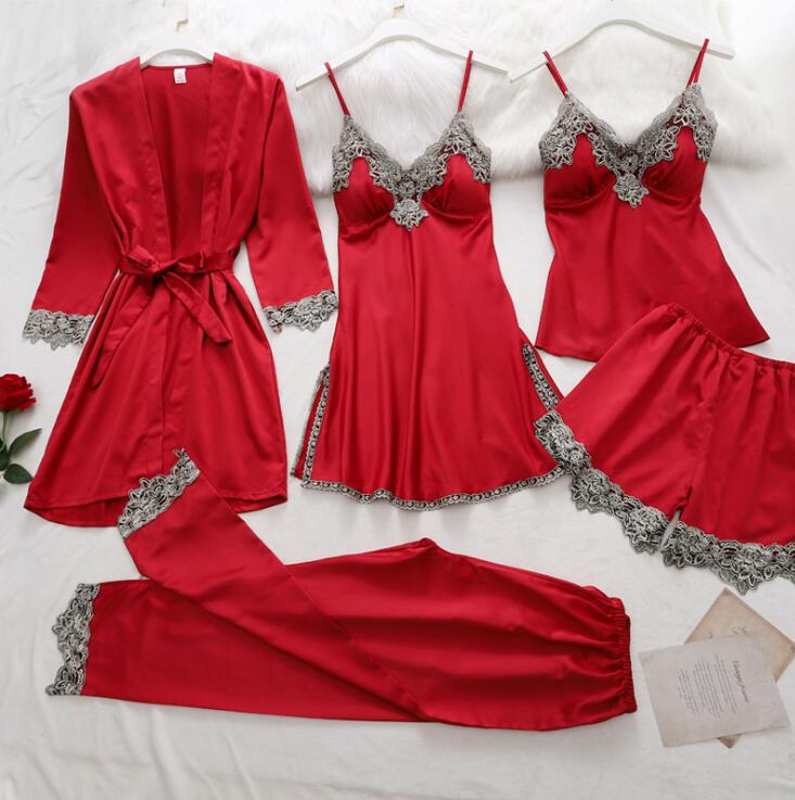 5 PIECES WOMEN’S PAJAMA SET