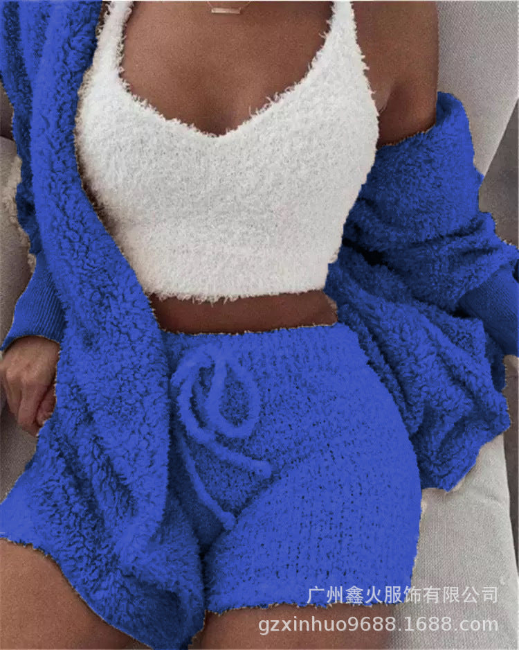 Plush 3-Piece Pajama Set