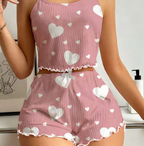 TWO PIECE SET OF WOMEN’S LOVE PAJAMAS