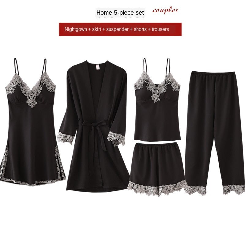 5 PIECES WOMEN’S PAJAMA SET