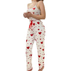 WOMEN’S LOVE PAJAMA SET WITH LONG PANTS