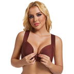SMOOTH FRONT CLOSURE WIRE-FREE GATHERING BRA