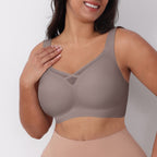 PLUS SIZE LARGE CUP GEL PADDED SEAMLESS BRA