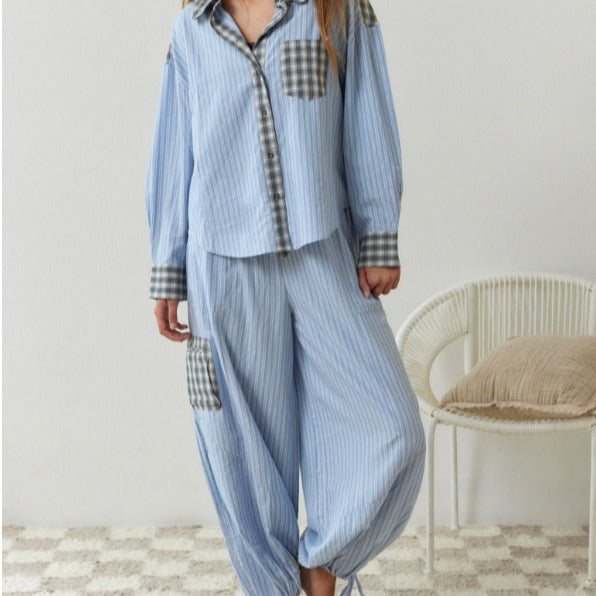 Women’s Plaid Pajama Set