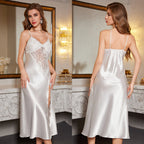 LUXURY SEXY LACE LONG STRAP NIGHTGOWN