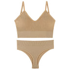 Wireless Open Back Bra Set