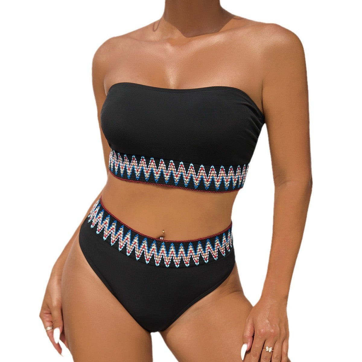 Sleeveless Bikini Swimsuit