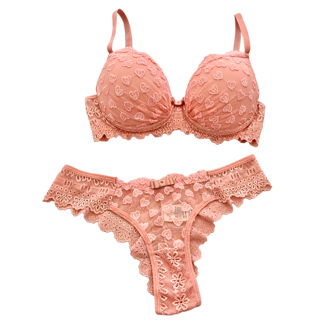 PADDED LACE LINGERIE SET