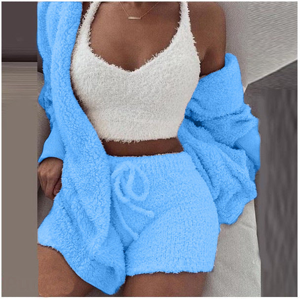 Plush 3-Piece Pajama Set