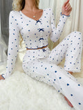 WOMEN’S PAJAMA SET WITH LONG SLEEVES AND LONG PANTS