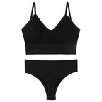 Wireless Open Back Bra Set
