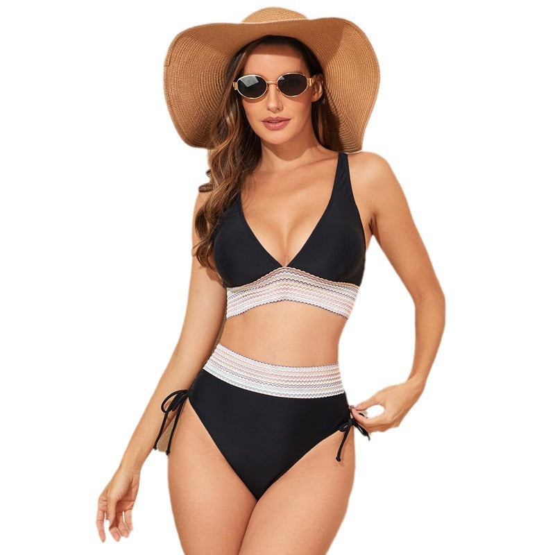 V-neck bikini set