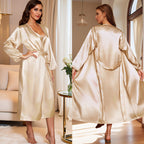 Sleeveless Nightgown & Robe Set