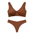 Seamless Wireless Bra & Thong Set