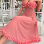 SEXY KNITTED NIGHTGOWN WITH LONG STRAPS