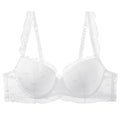 PLUS SIZE SOFT UNDERWIRE LACE MINIMIZER BRA