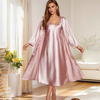 Sleeveless Nightgown & Robe Set