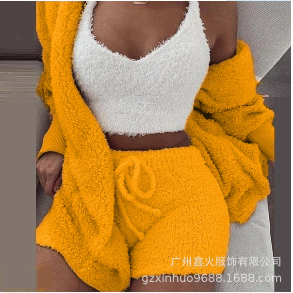 Plush 3-Piece Pajama Set