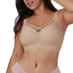 PLUS SIZE LARGE CUP GEL PADDED SEAMLESS BRA