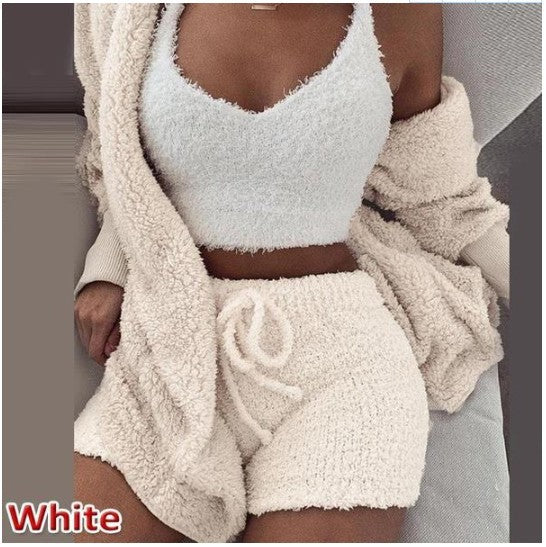 Plush 3-Piece Pajama Set