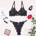 French Lace Lingerie Set