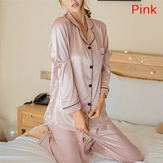 Women’s Satin Pajama Set