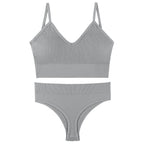 Wireless Open Back Bra Set