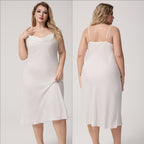 Plus Size Satin Sleep Dress