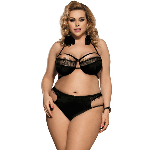 SEXY PLUS SIZE LINGERIE SET FOR WOMEN