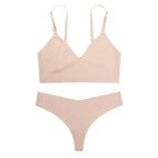 Seamless Wireless Bra Set
