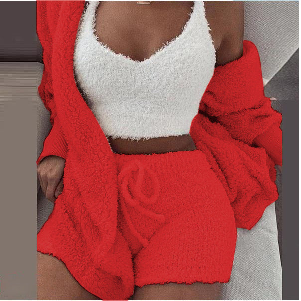 Plush 3-Piece Pajama Set