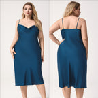 Plus Size Satin Sleep Dress