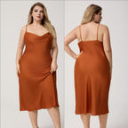 Plus Size Satin Sleep Dress
