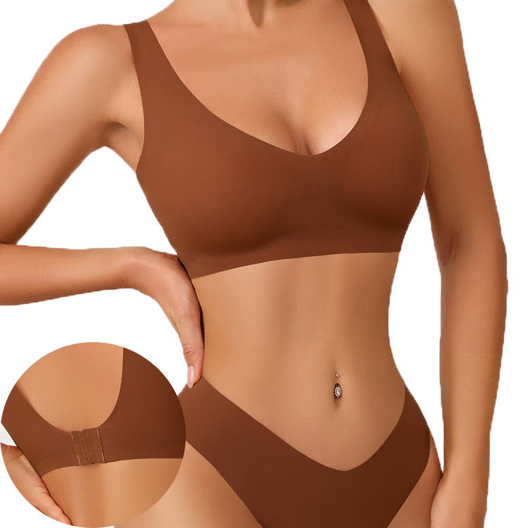 Seamless Wireless Bra & Thong Set