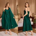Sleeveless Nightgown & Robe Set