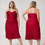Plus Size Satin Sleep Dress
