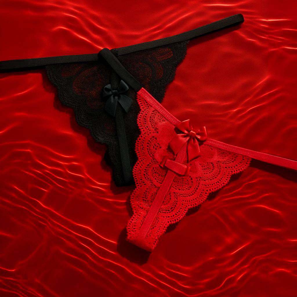 SECRETARY PANTY WITH FRONT OPENING