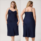 Plus Size Satin Sleep Dress