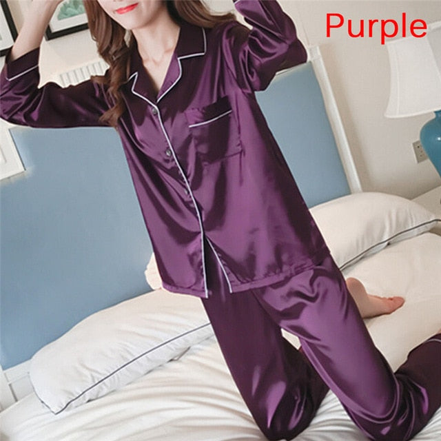 Women’s Satin Pajama Set