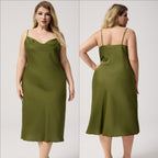 Plus Size Satin Sleep Dress