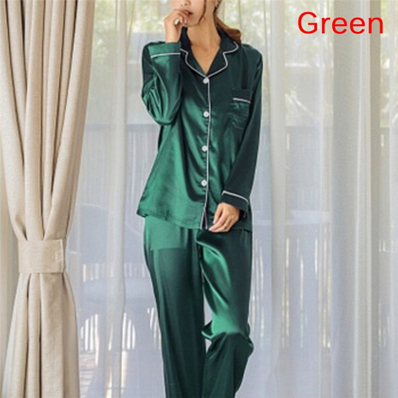Women’s Satin Pajama Set