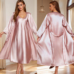 Sleeveless Nightgown & Robe Set