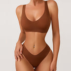 Seamless Wireless Bra & Thong Set
